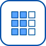 Grid SVG Icon